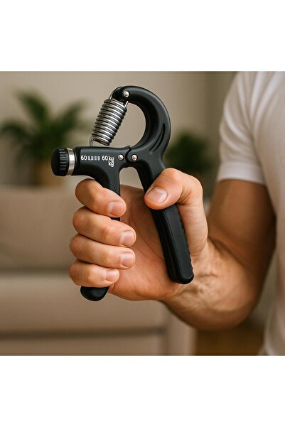 Leyaton Siyah El Kol Bilek Güçlendirici Egzersiz Aleti 10-60 Kg Karpal Direc ...