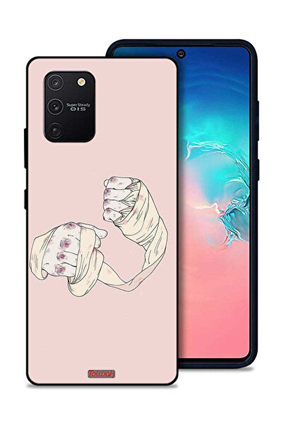 Tolwak غطاء حماية لهاتف سامسونج جالكسي S10 لايت بتصميم فن المقاتل