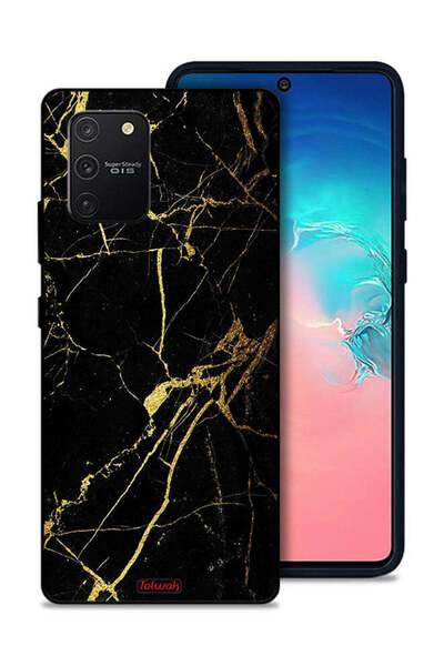 Tolwak غطاء حماية لهاتف سامسونج جالكسي S10 لايت - رخامي متصدع