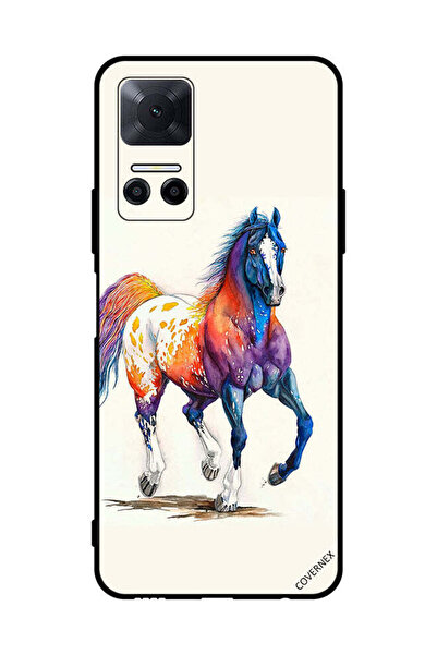 Covernex غطاء حماية لهاتف Honor Play6T - حصان ملون