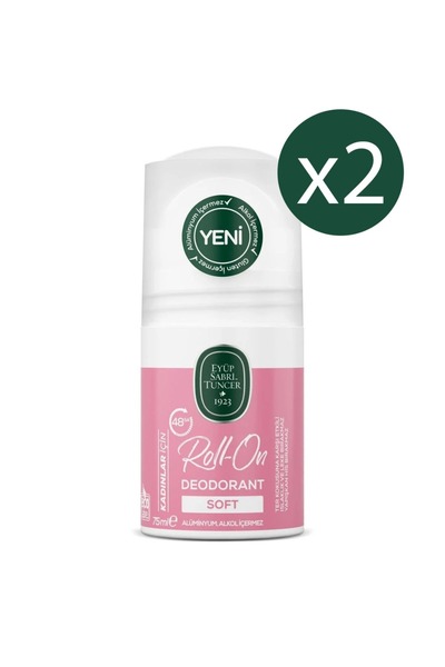 Eyüp Sabri Tuncer Soft Kadın Roll On 75 ml x 2 Adet
