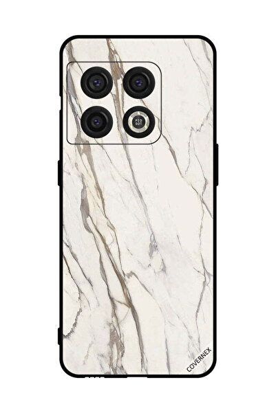 Covernex غطاء حماية لهاتف OnePlus 10 Pro بنمط رخامي أبيض متشقق