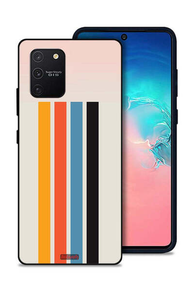 Tolwak غطاء حماية لهاتف سامسونج جالكسي S10 لايت بنمط خطوط مستقيمة