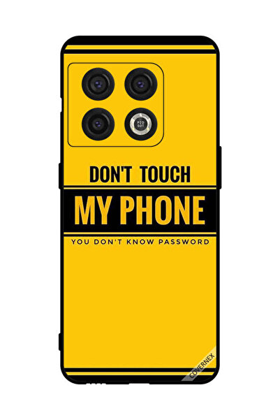 Covernex غطاء حماية لهاتف OnePlus 10 Pro مكتوب عليه "لا تلمس هاتفي، أنت لا تع...