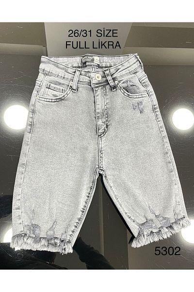 Happy Pink Denim Bermuda