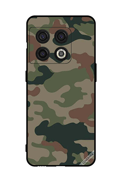 Covernex غطاء حماية لهاتف OnePlus 10 Pro بنمط مموه باللونين الأخضر والبني