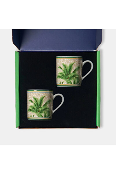 VİTELLİ Hazeran Porselen 2'li Kahve Fincanı Seti