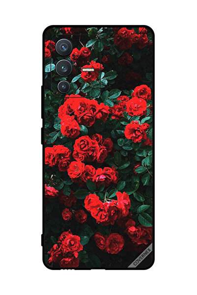 Covernex غطاء حماية لهاتف فيفو S12 - حديقة الورود الحمراء