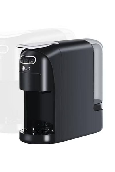 DLC 3-in-1 Coffee Machine (700ml, 1400W) – 15 Bar Pressure, Compact, Durable & Easy to Use black