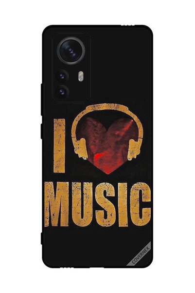 Covernex غطاء حماية لهاتف Xiaomi 12 Pro Vintage I Love Music