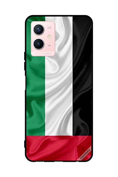 Covernex غطاء حماية لهاتف فيفو Y33s 5G، قماش علم الإمارات العربية المتحدة