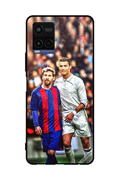 Covernex غطاء حماية لهاتف فيفو Y21 ميسي ورونالدو