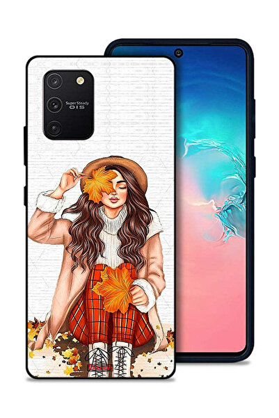 Tolwak غطاء حماية لهاتف سامسونج جالكسي S10 لايت يحمل صورة أوراق الخريف