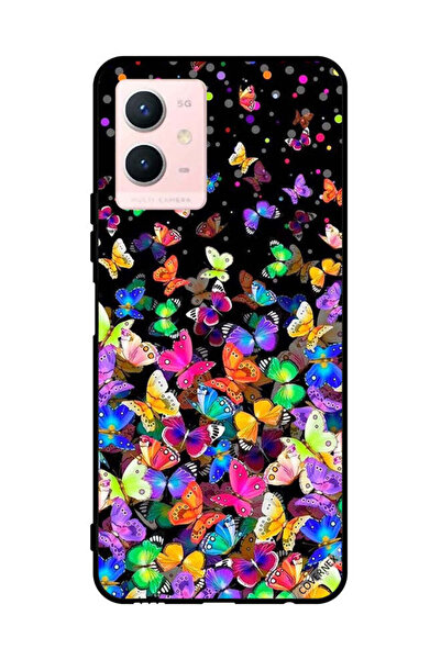 Covernex غطاء حماية لهاتف فيفو Y33s 5G - فراشات صغيرة متعددة الألوان