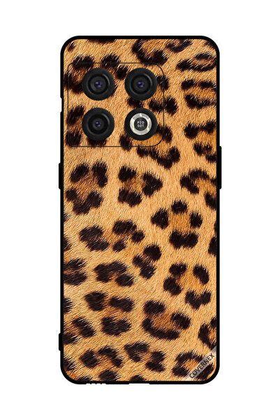 Covernex غطاء حماية لهاتف OnePlus 10 Pro بنقشة جلد النمر باللونين الأسود والبني