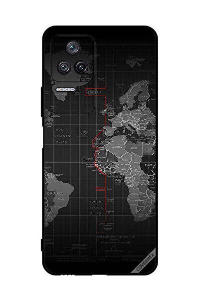 Covernex غطاء حماية لهاتف شاومي ريدمي K50 بطبعة حدود المحيط