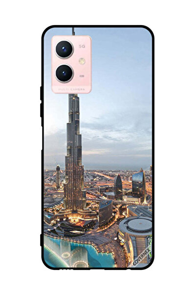 Covernex غطاء حماية لهاتف فيفو Y33s 5G منظر جميل لوسط مدينة دبي