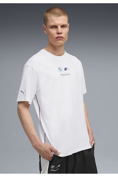 Puma Ανδρικό μπλουζάκι με λογότυπο BMW M Motorsport Essentials