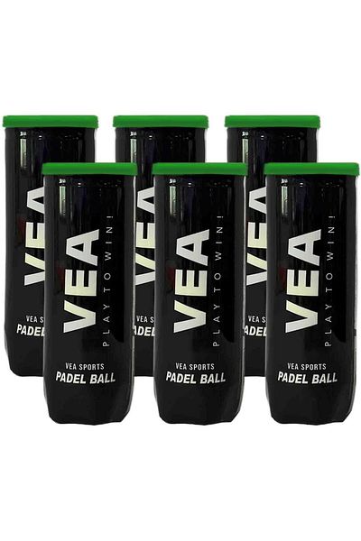 VEA Padel Balls – Premium Pressurized Padel Balls for Match & Training – Long-Lasting Bounce, Du