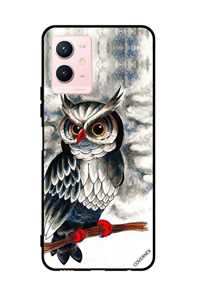 Covernex غطاء حماية لهاتف فيفو Y33s 5G برسومات بومة فنية