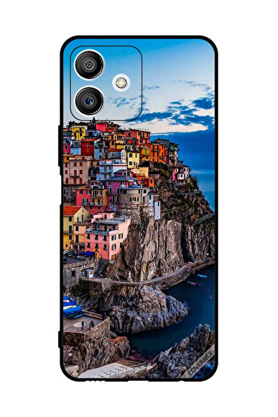 Covernex غطاء حماية لهاتف Honor Play6T Pro - منازل ملونة على البحر