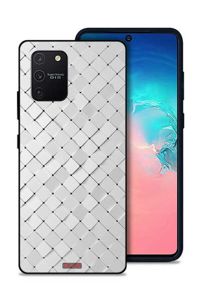 Tolwak غطاء حماية لهاتف سامسونج جالكسي S10 لايت بتصميم بلاط