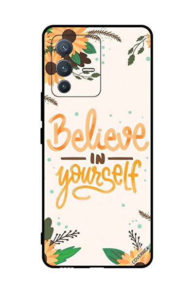 Covernex غطاء حماية لهاتف فيفو V23 برو - ثق بنفسك - زهور الشمس