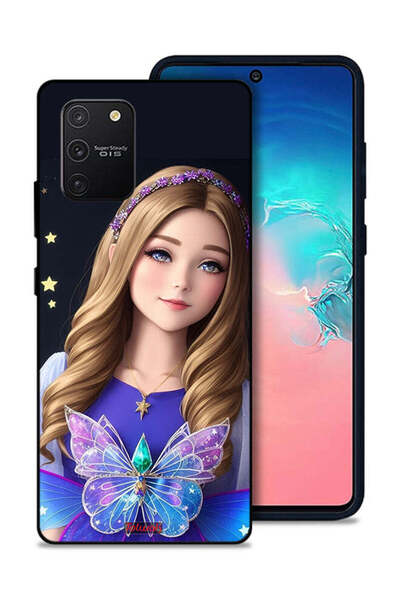 Tolwak غطاء حماية لهاتف Samsung Galaxy S10 Lite بتصميم فتاة الفراشة اللطيفة