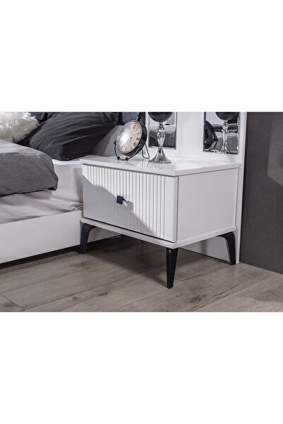 Velura Home & Living Stil (Beyaz ) Modern Komodin