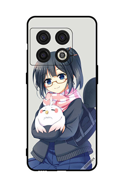 Covernex غطاء حماية لهاتف OnePlus 10 Pro فتاة تحمل حيوانًا أليفًا