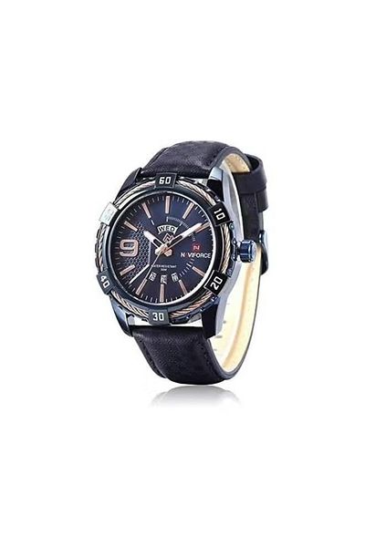 Naviforce 9117L Mens Watches Top Brand Luxury Sport Men's Watch Quartz Leather Wrist