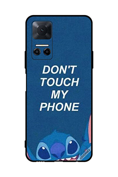 Covernex غطاء حماية لهاتف Honor Play6T مطبوع عليه عبارة "لا تلمس هاتفي" باللو...
