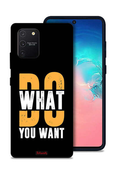 Tolwak غطاء حماية لهاتف سامسونج جالكسي S10 لايت - افعل ما تريد