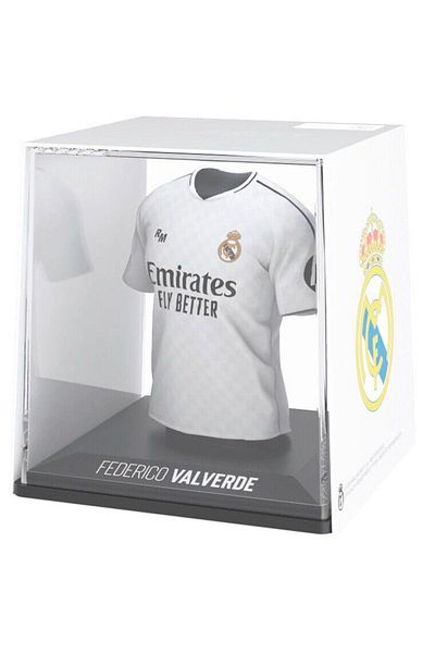 Splink Real Madrid Fede Valverde Home Jersey Display Case, Official Licensed Collectible, 2024/2025