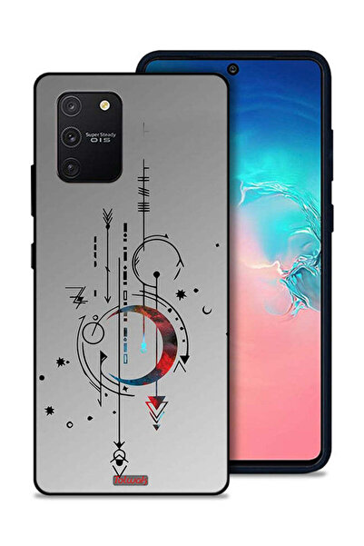 Tolwak غطاء حماية لهاتف Samsung Galaxy S10 Lite بنمط فني القمر والسهام