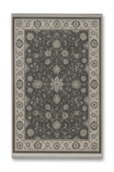 Rugs Modern Halı سجادة موسو الرمادية ذات النمط التقليدي المزخرفة ذات القاعدة ...