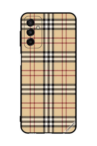 Covernex Protective Case Cover For Samsung Galaxy F23 Red & Black Strips On C...