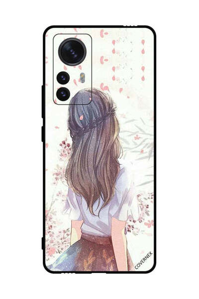 Covernex غطاء حماية لهاتف شاومي 12 برو - فتاة لطيفة في تفكير عميق