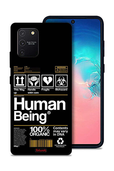Tolwak غطاء حماية لهاتف Samsung Galaxy S10 Lite ملصق إنسان