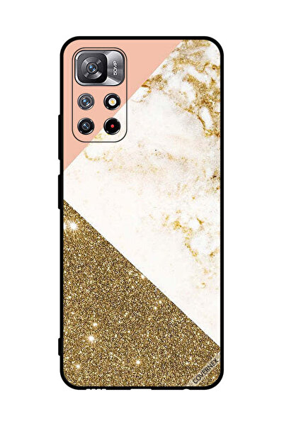 Covernex غطاء حماية لهاتف شاومي ريدمي نوت 11S 5G بنمط لامع ذهبي وغير لامع