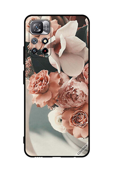 Covernex غطاء حماية لهاتف شاومي ريدمي نوت 11S 5G، باقة زهور الخوخ