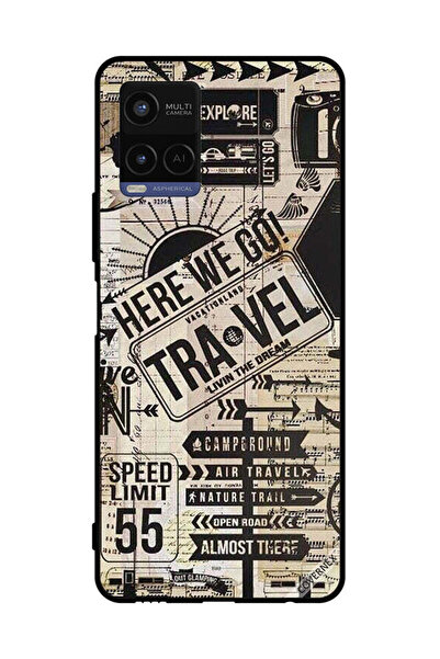 Covernex غطاء حماية لهاتف vivo Y21 Here We Go Travel