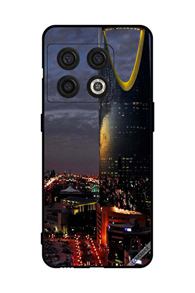 Covernex غطاء حماية لهاتف OnePlus 10 Pro منظر برج الفيصلية في المساء