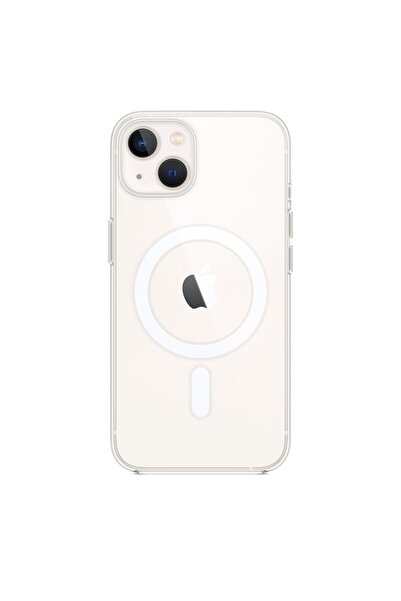 Magneticsafe iPhone1 3 / iPhone 14 Silikon Kılıf - Şeffaf