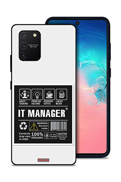 Tolwak غطاء حماية لجهاز Samsung Galaxy S10 Lite، ملصق مدير تكنولوجيا المعلومات