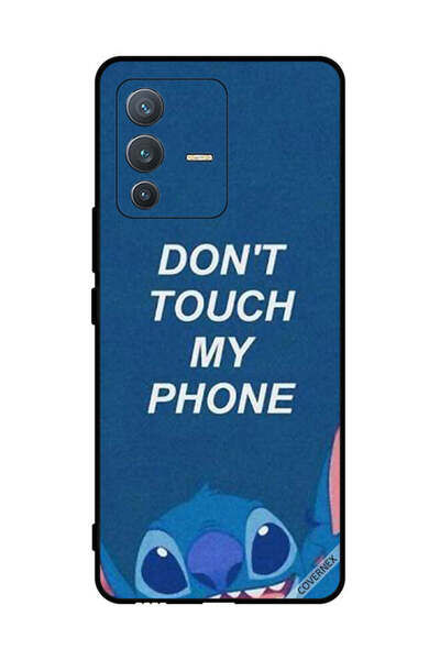 Covernex Protective Case Cover For vivo V23 Pro Don't Touch My Phone Blue
