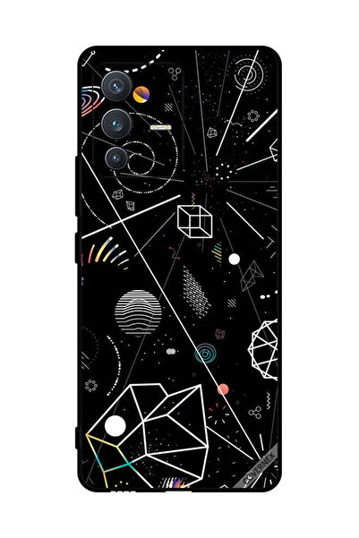 Covernex غطاء حماية لهاتف فيفو S12 بأشكال هندسية