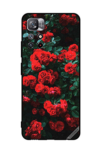 Covernex غطاء حماية لهاتف شاومي ريدمي نوت 11S 5G - حديقة الورود الحمراء