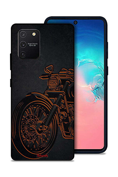 Tolwak غطاء حماية بتصميم دراجة كلاسيكية من سامسونج جالكسي S10 لايت