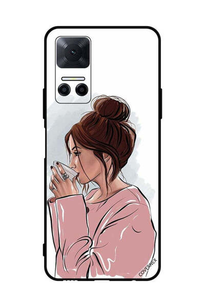 Covernex غطاء حماية لهاتف Honor Play6T بطباعة شرب الشاي